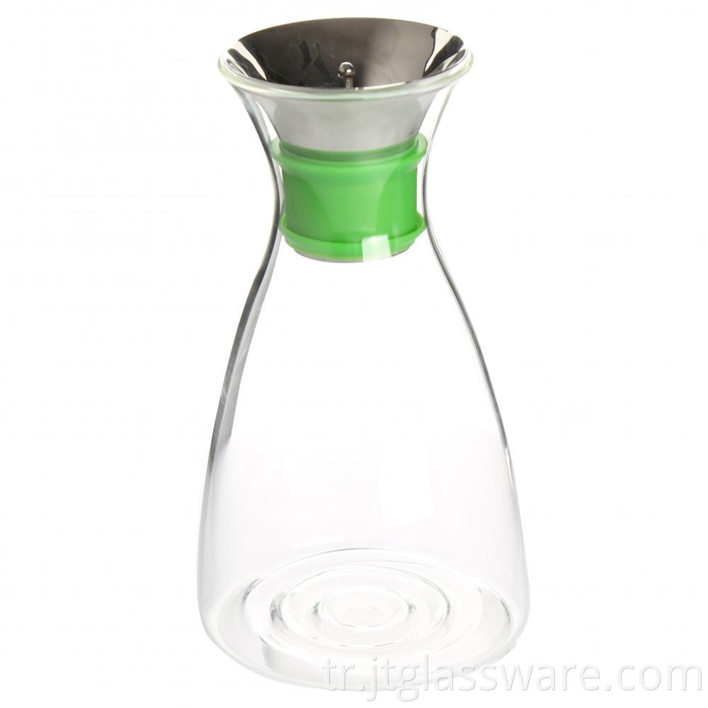 Clear Glass Water Filter Pitcher